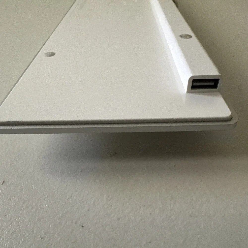 Apple A1243 Aluminum Wired Keyboard MB110LL/A🚀Full Size, Slim, Mac, Genuine OEM